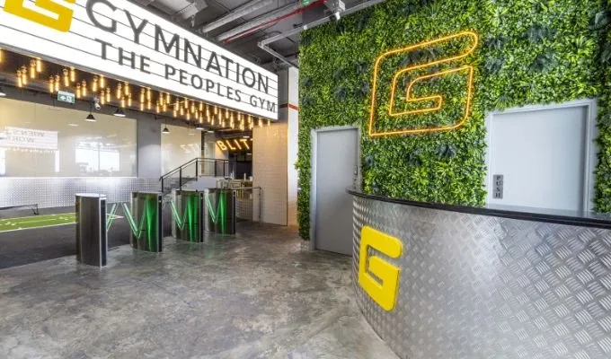 Gymnation Downtown Dubai Entrance