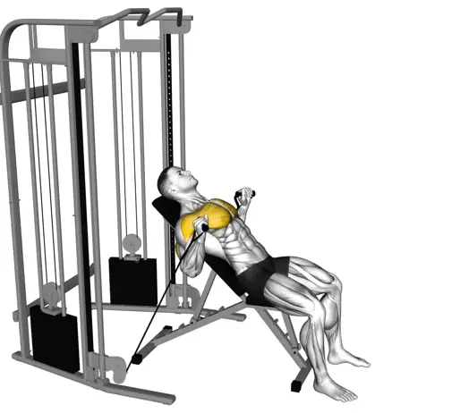 Cable Incline Bench Press Thumb