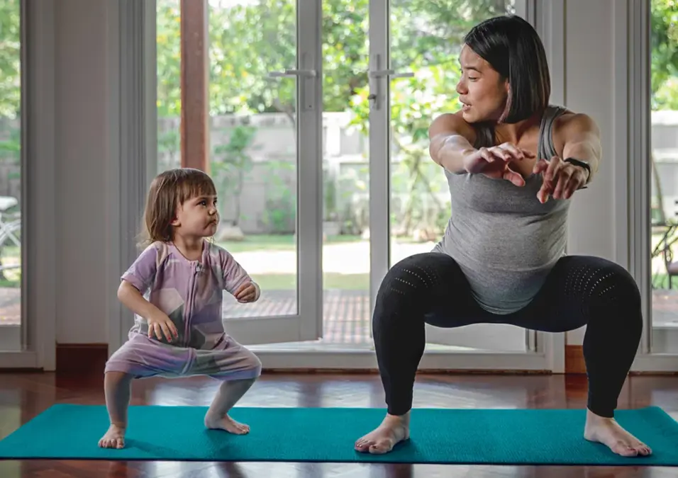 تمارين القرفصاء للحامل