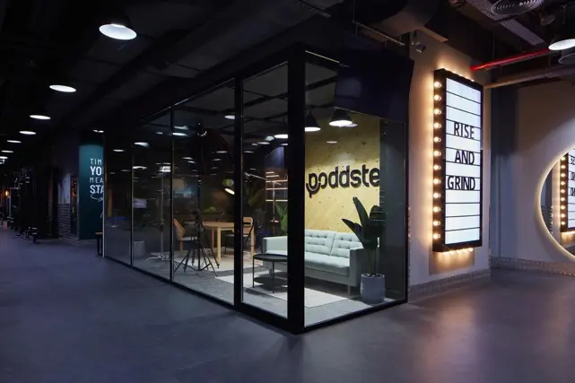  Podcast Studio inside Gymnation gym in motor city