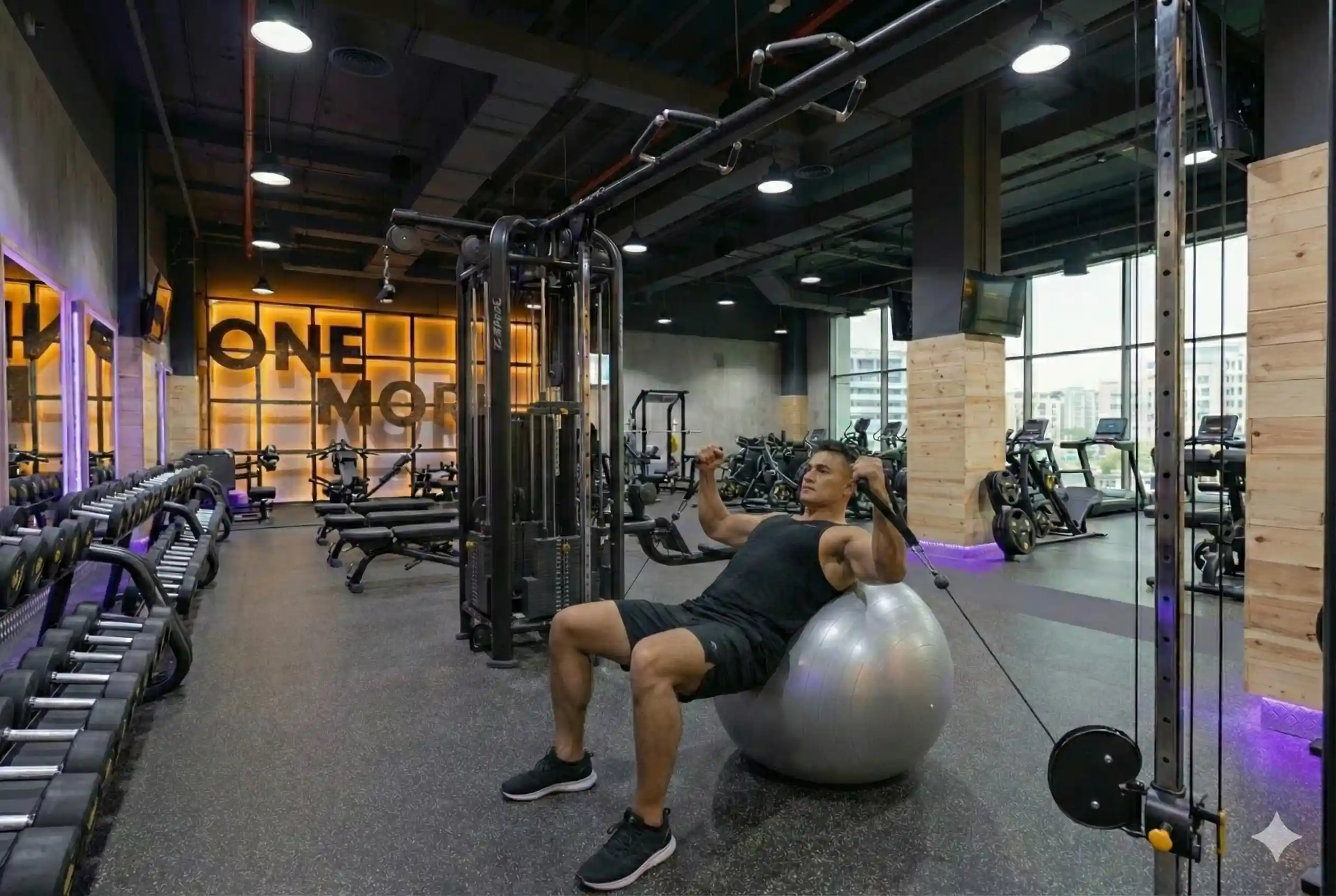 Cable Incline Fly (On Stability Ball)