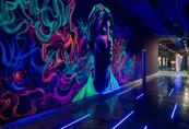 Gymnation Al Marwah Men's Gym Neon Hallway